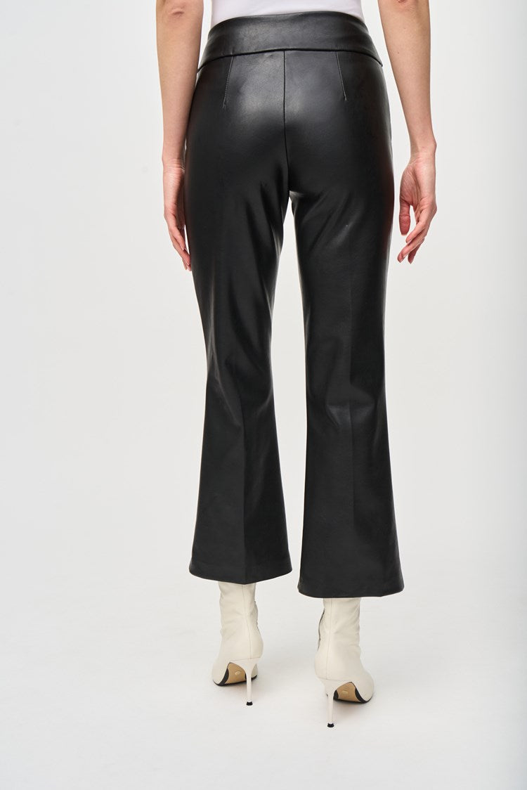 Faux Leather Flare Pull On Pants | Joseph Ribkoff Style: 243260 ...