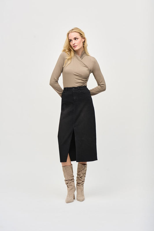 High-rise Midi Pencil Skirt