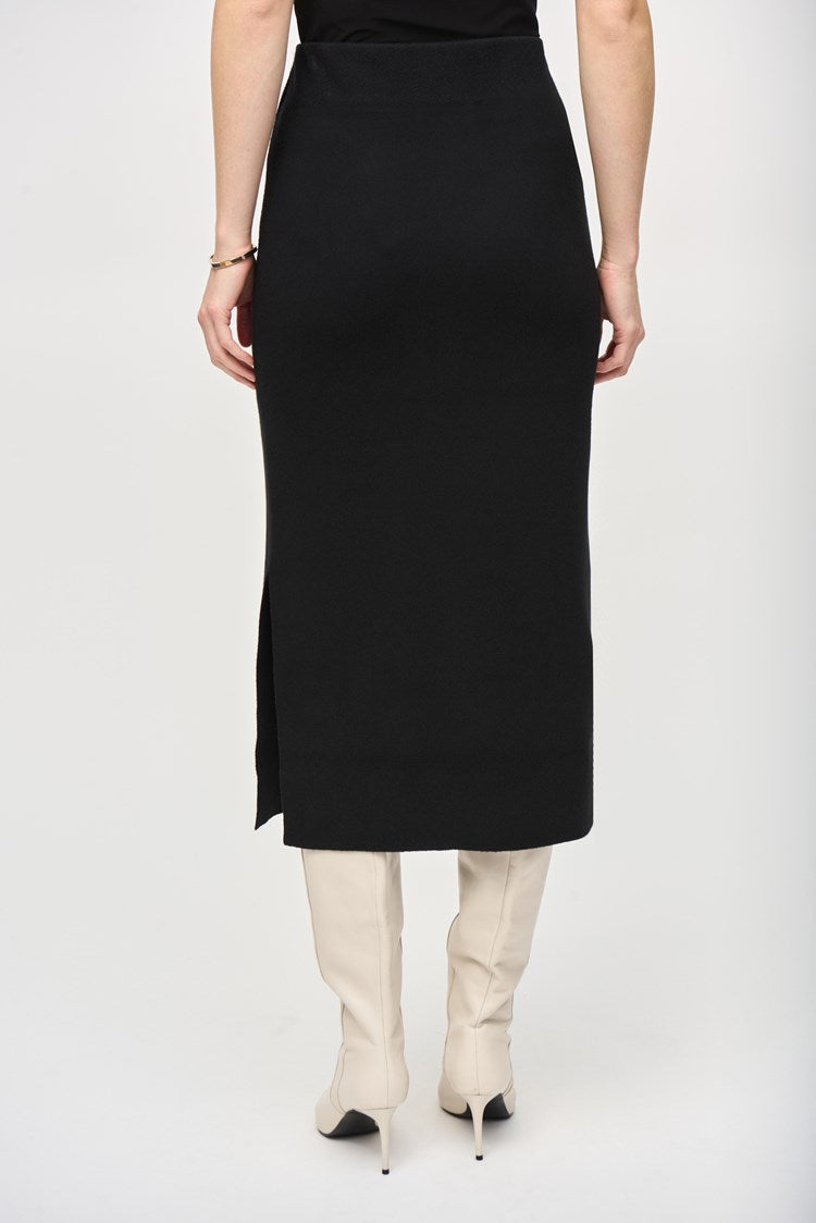 Minimalist High-rise Midi Skirt