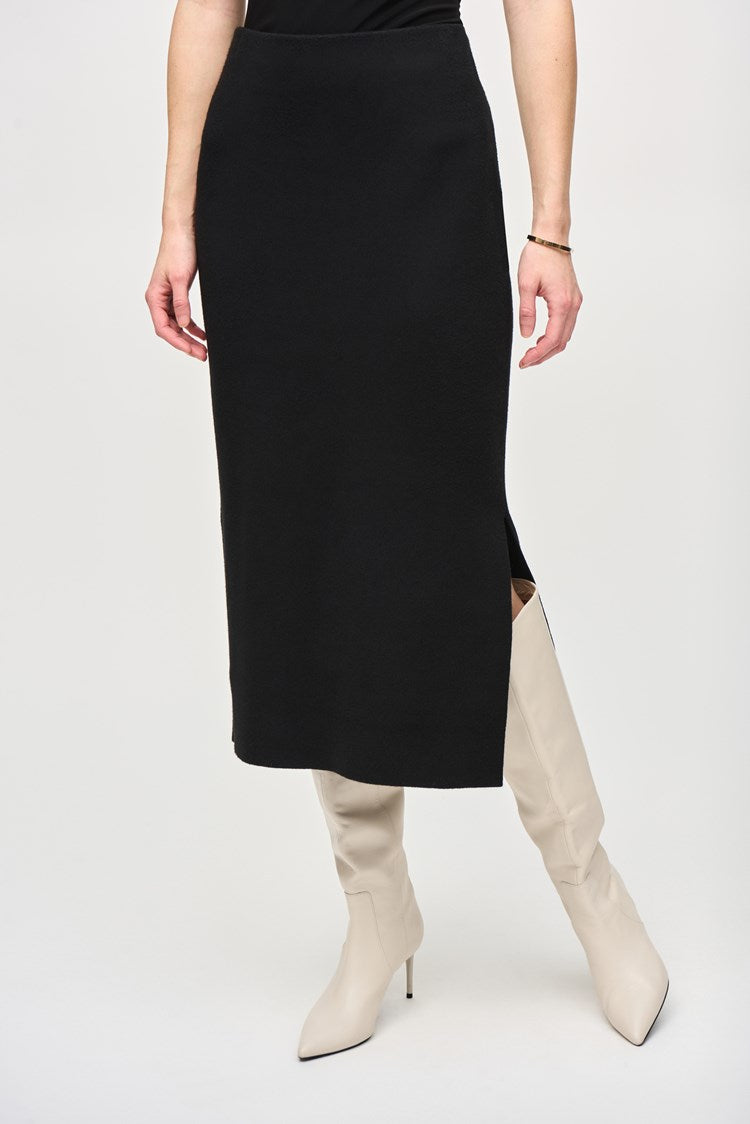 Minimalist High-rise Midi Skirt