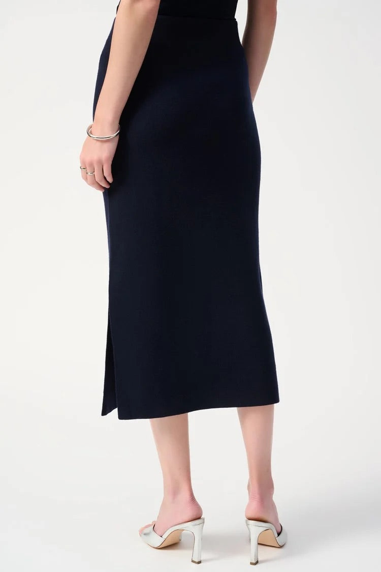 Minimalist High-rise Midi Skirt