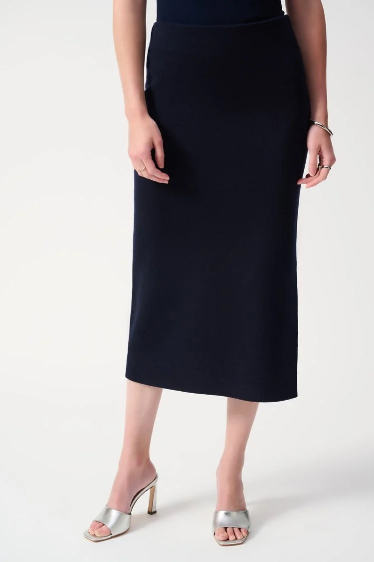 Minimalist High-rise Midi Skirt