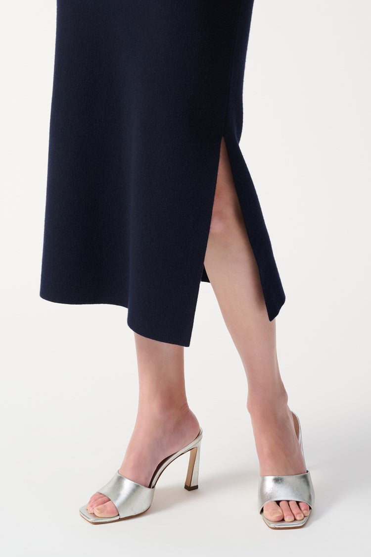 Minimalist High-rise Midi Skirt