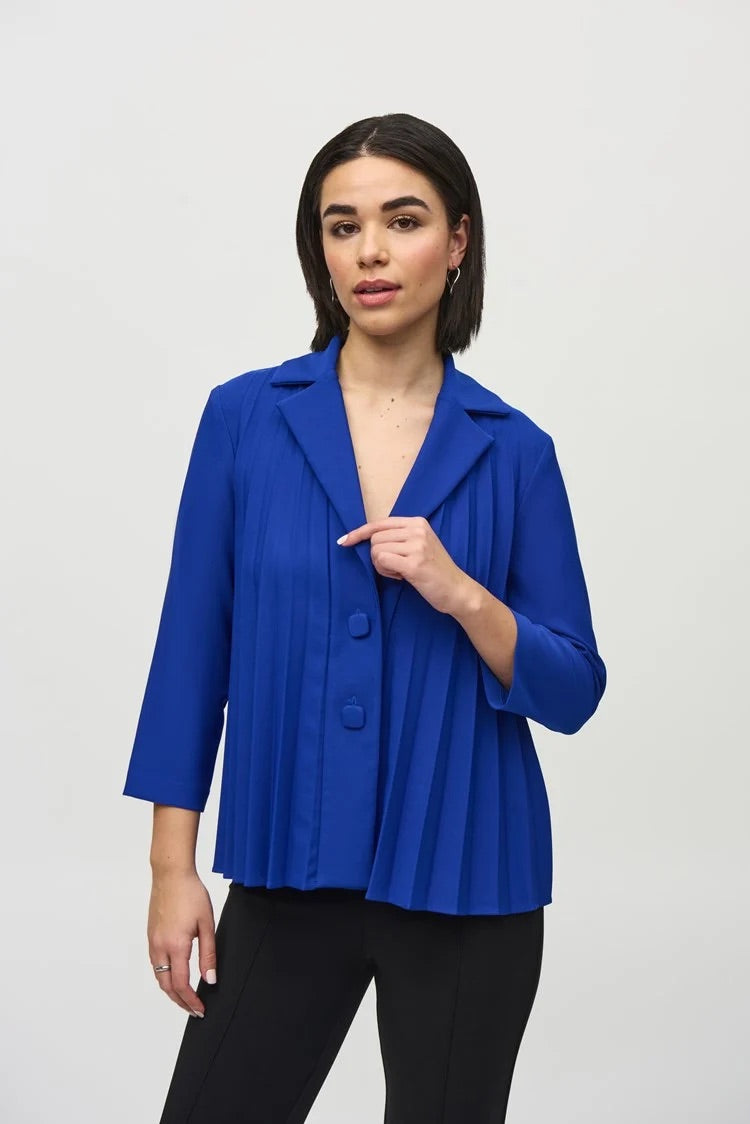 Buttoned Collared Loose Fit Blouse