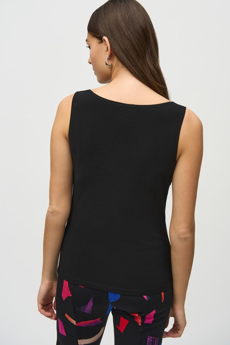 Cowl Neck Sleeveless Pullover