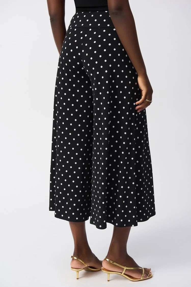 Polka Dot Wide-leg Trousers