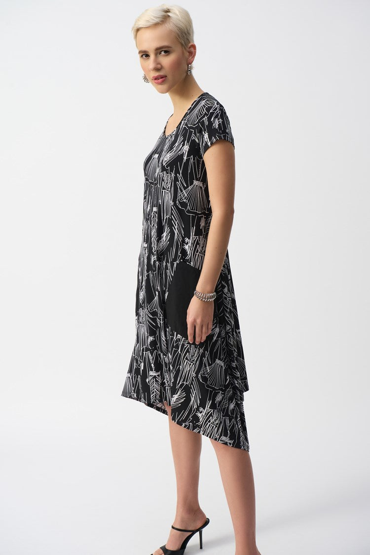 Knee-length A-line Dress