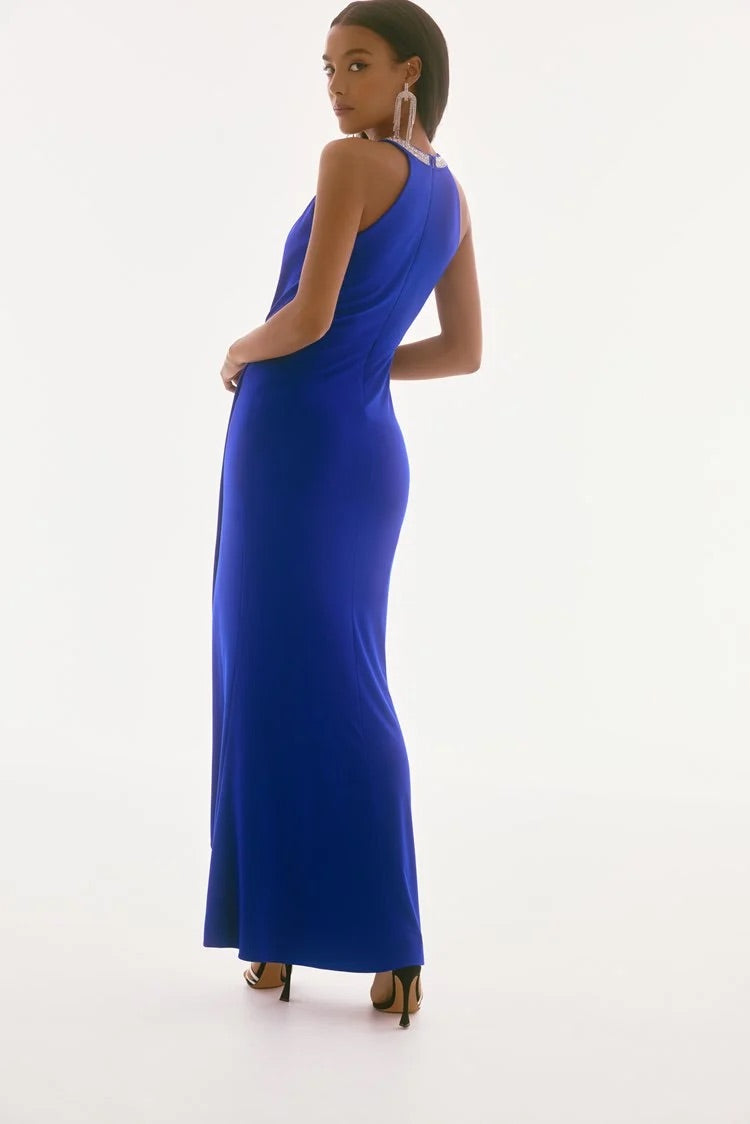 Formal Maxi Wrap Dress