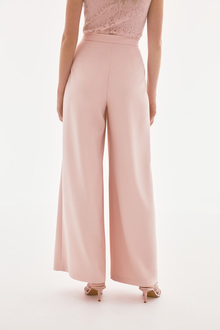 Pleated Wide-leg Trousers