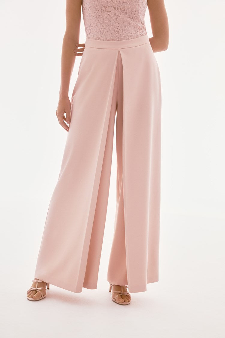 Pleated Wide-leg Trousers