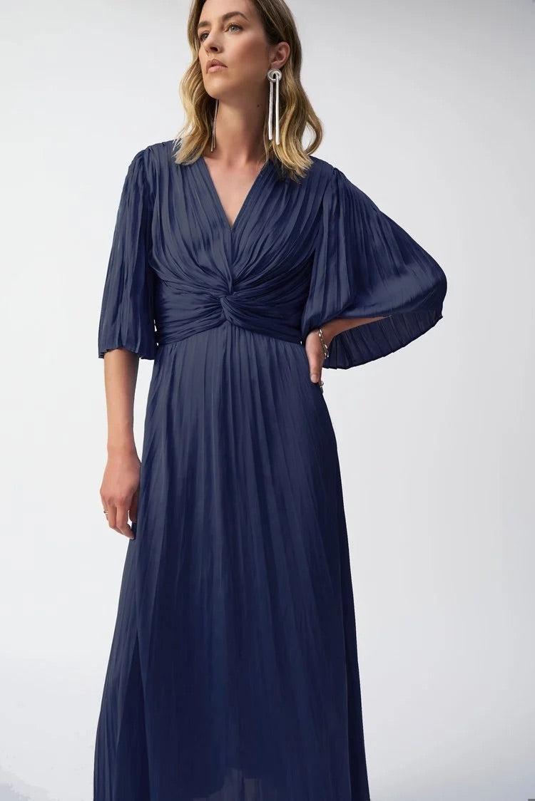 Maxi A-line V-neck Dress