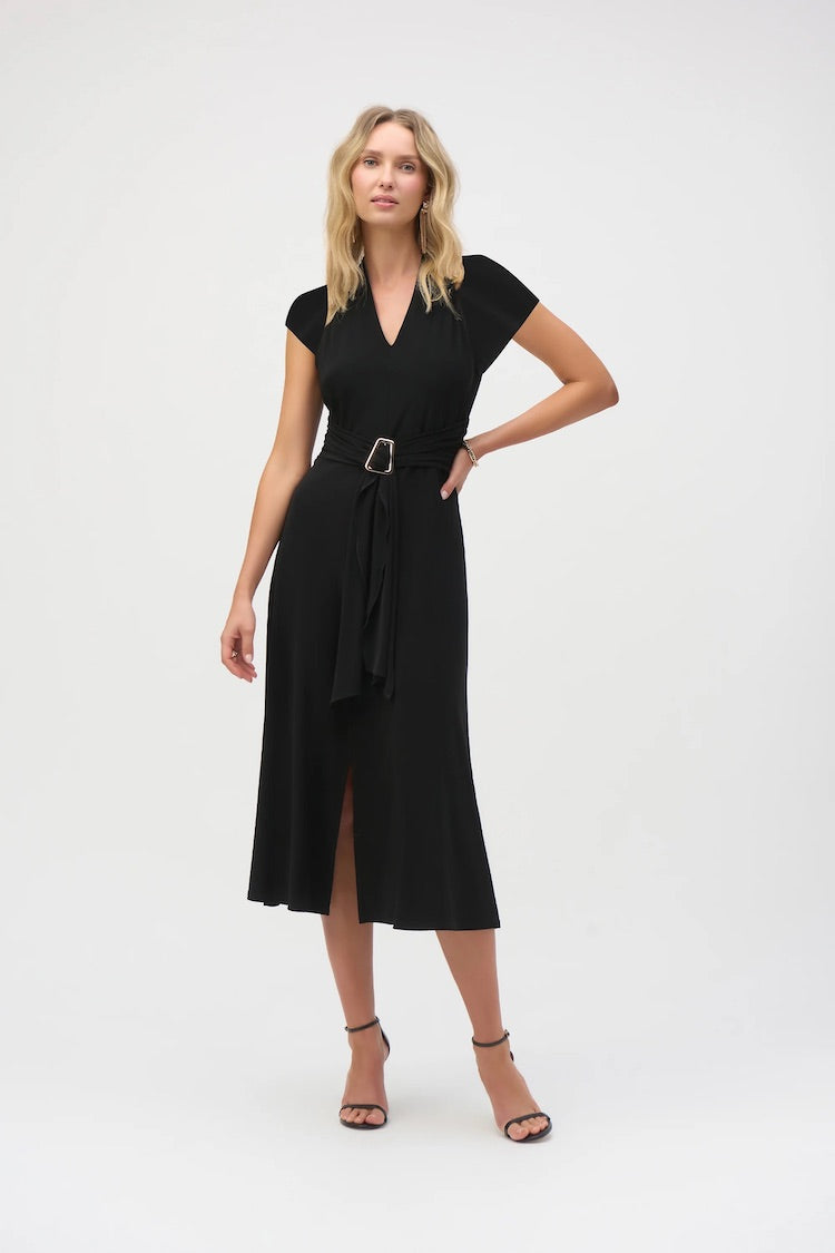 Ankle-length Wrap Dress