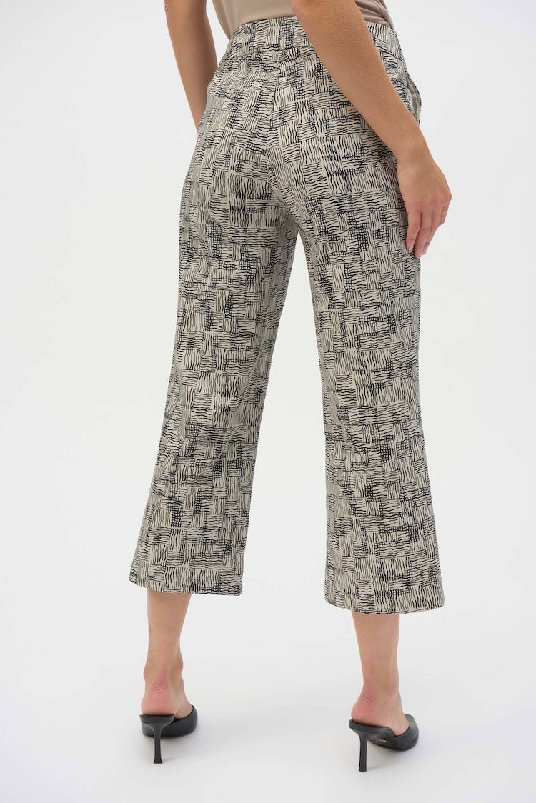 Patterned Casual Trousers