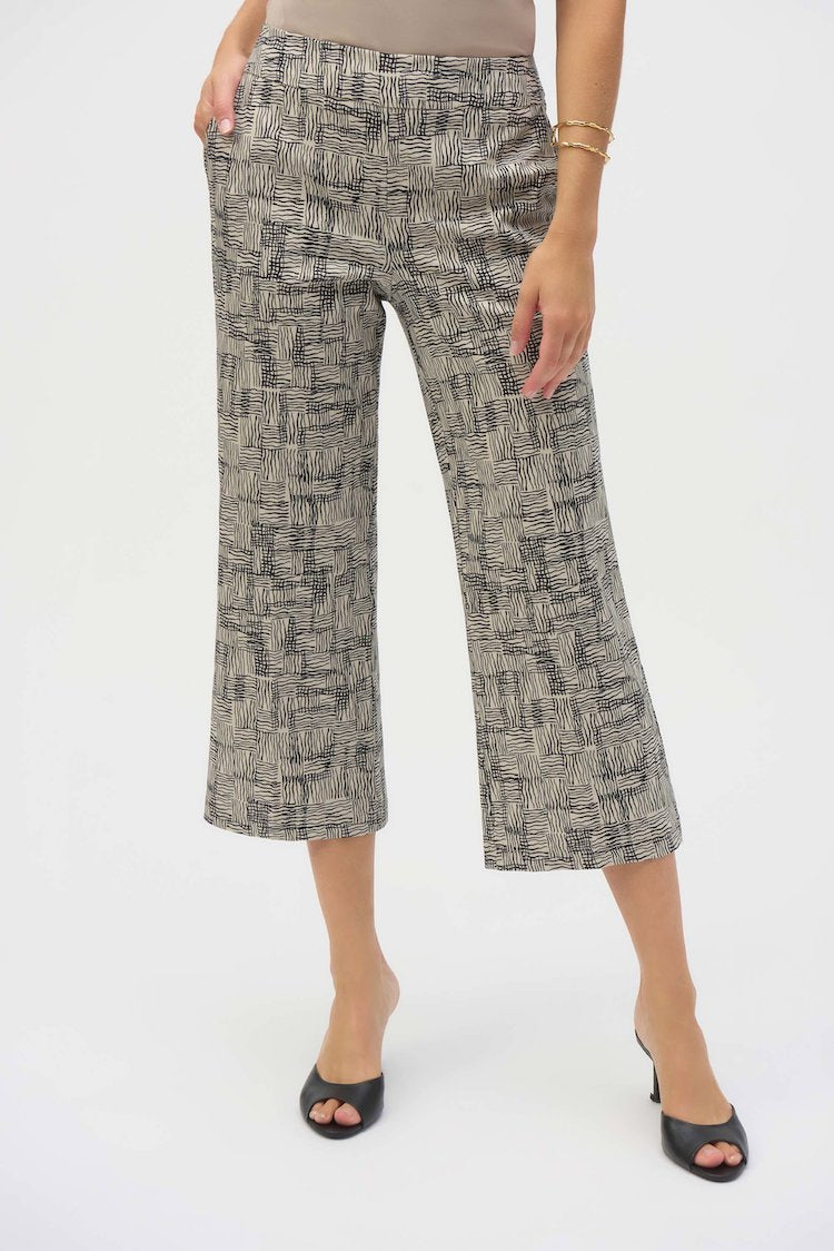 Patterned Casual Trousers