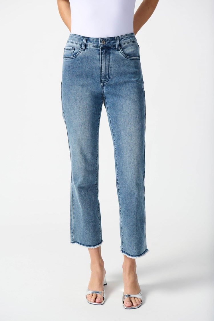 Frayed Edge Denim Jeans, Shop Now