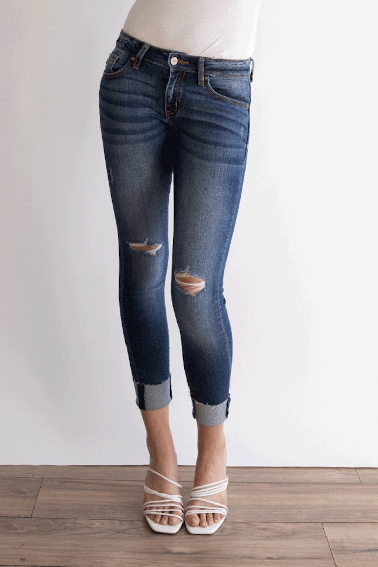 Stella Low Rise Ankle Skinny Jeans