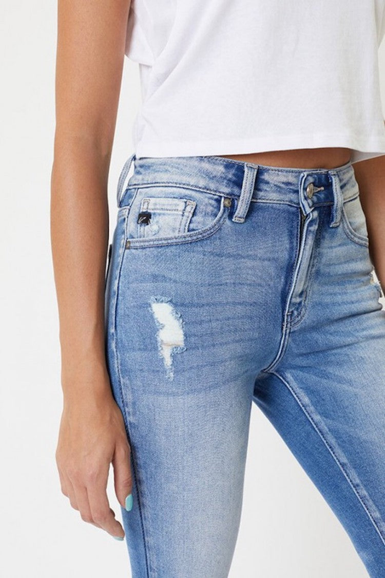 Jean skinny Lys effet vieilli