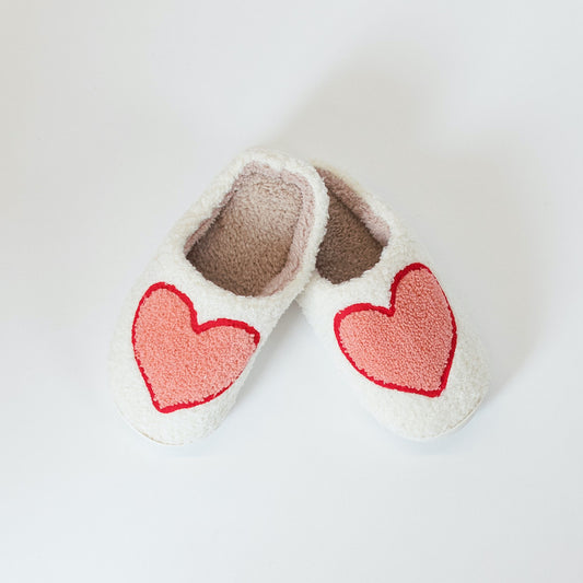 Sherpa Print Slippers