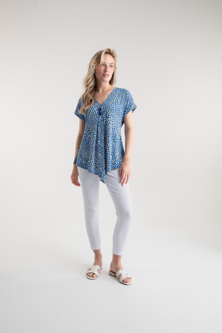 V-Neck Short Sleeve Top