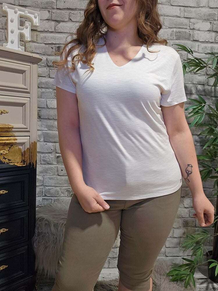 Double Layered V-Neck Top