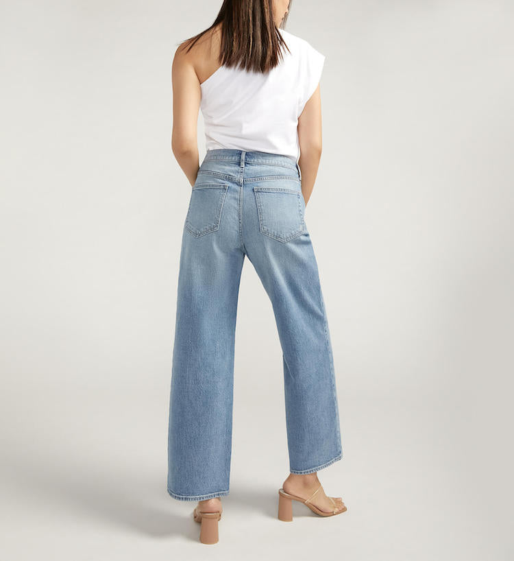 The Slouchy Straight Mid Rise Jeans