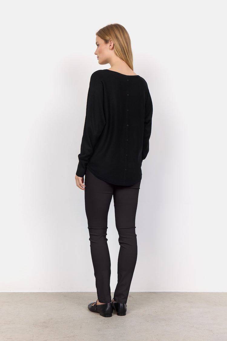 Dollie Long Sleeve With Back Button Detail