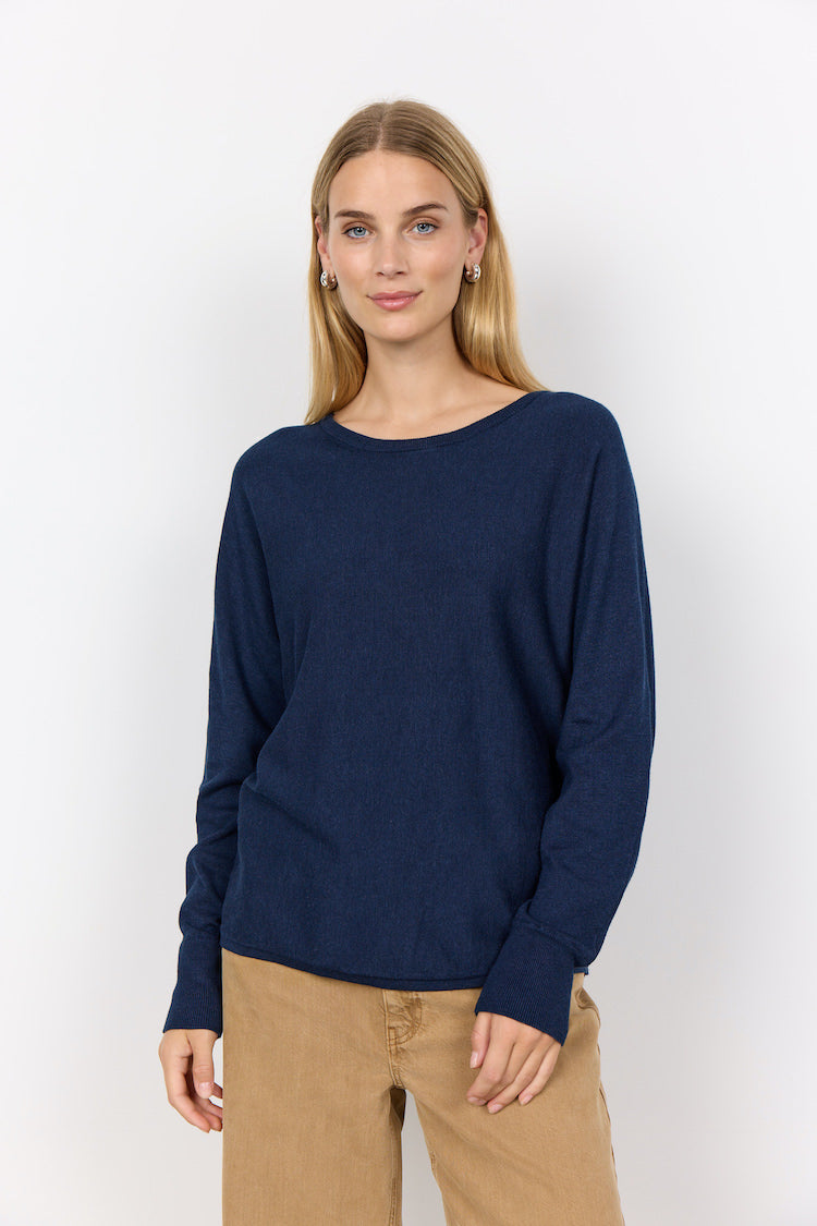 Dollie Long Sleeve With Back Button Detail