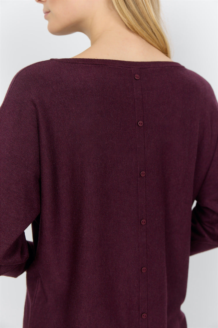 Dollie Long Sleeve With Back Button Detail