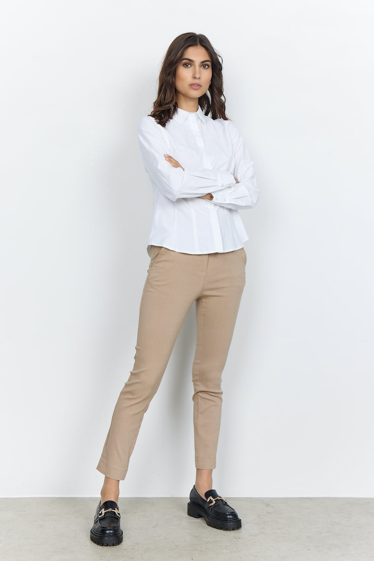 Netti Long Sleeved Collared Blouse