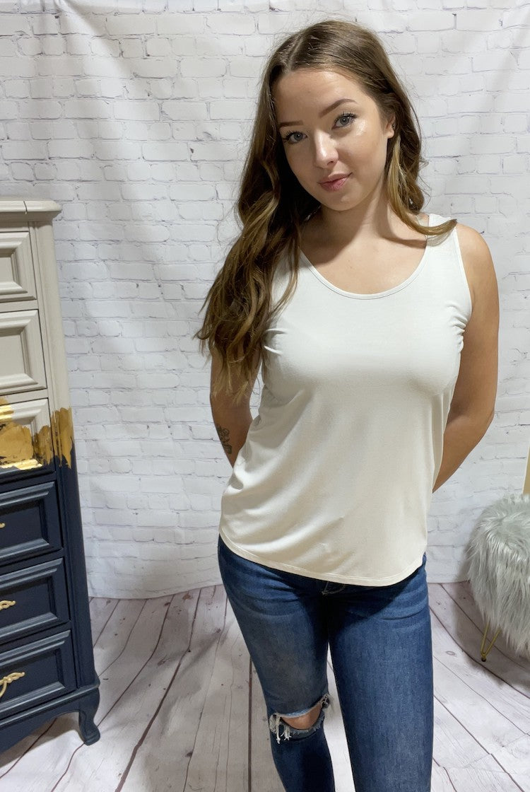 Camisole réversible en bambou