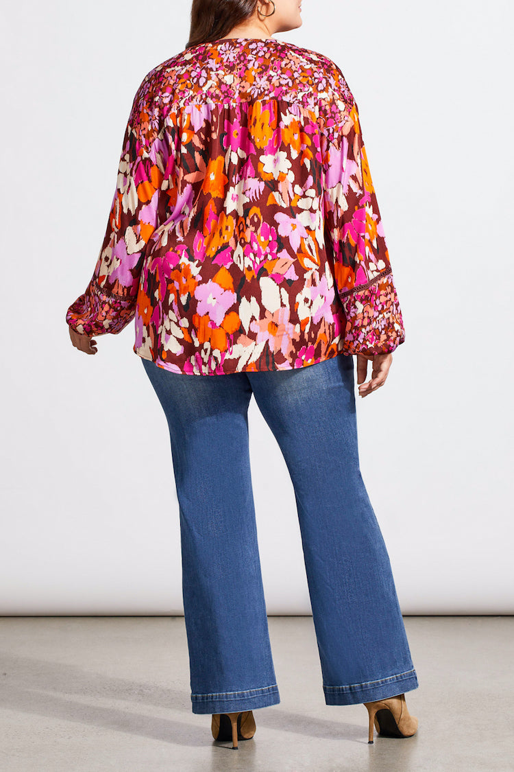 Combo Print Blouse