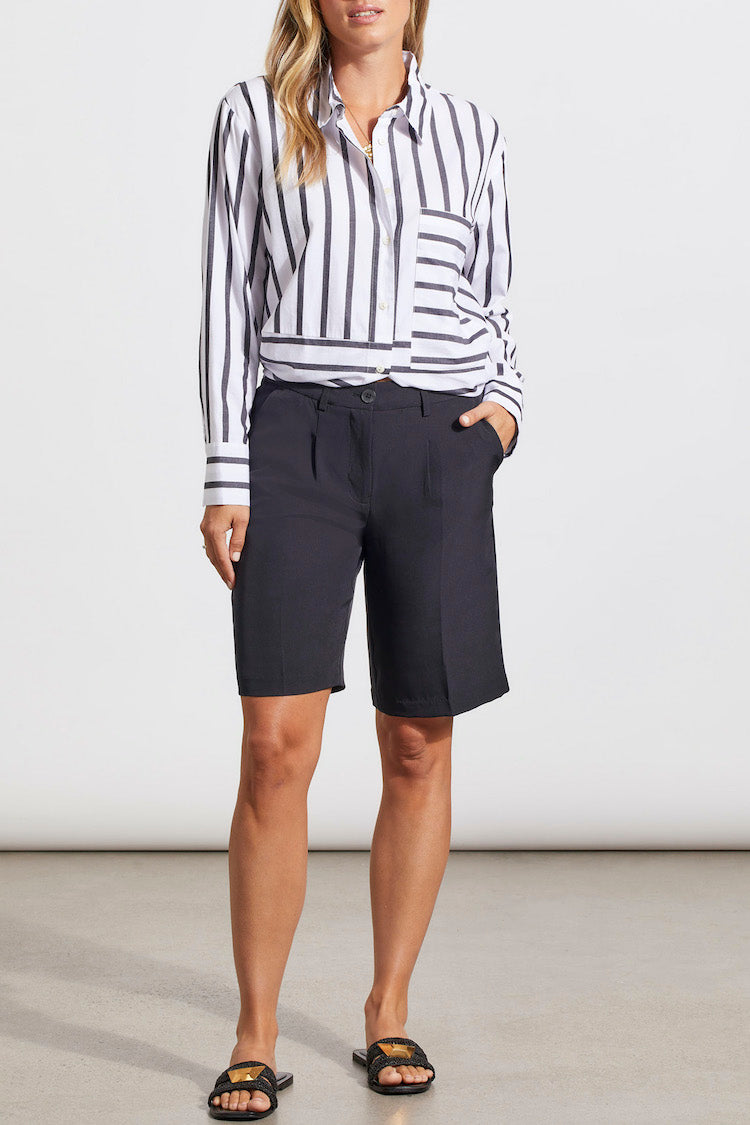 Bermuda Short with Pleats