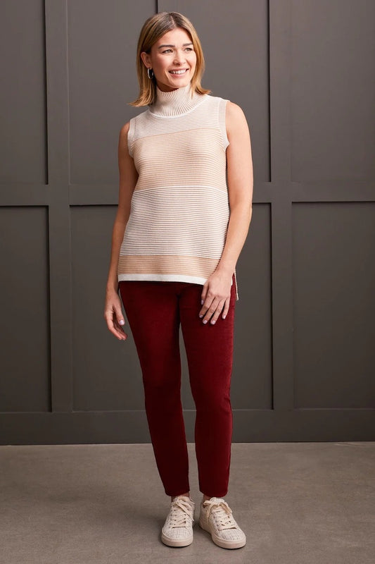 Sleeveless Cowl Neck Sweater