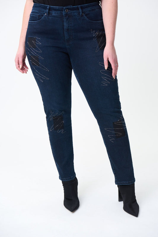 Patched Denim Jean