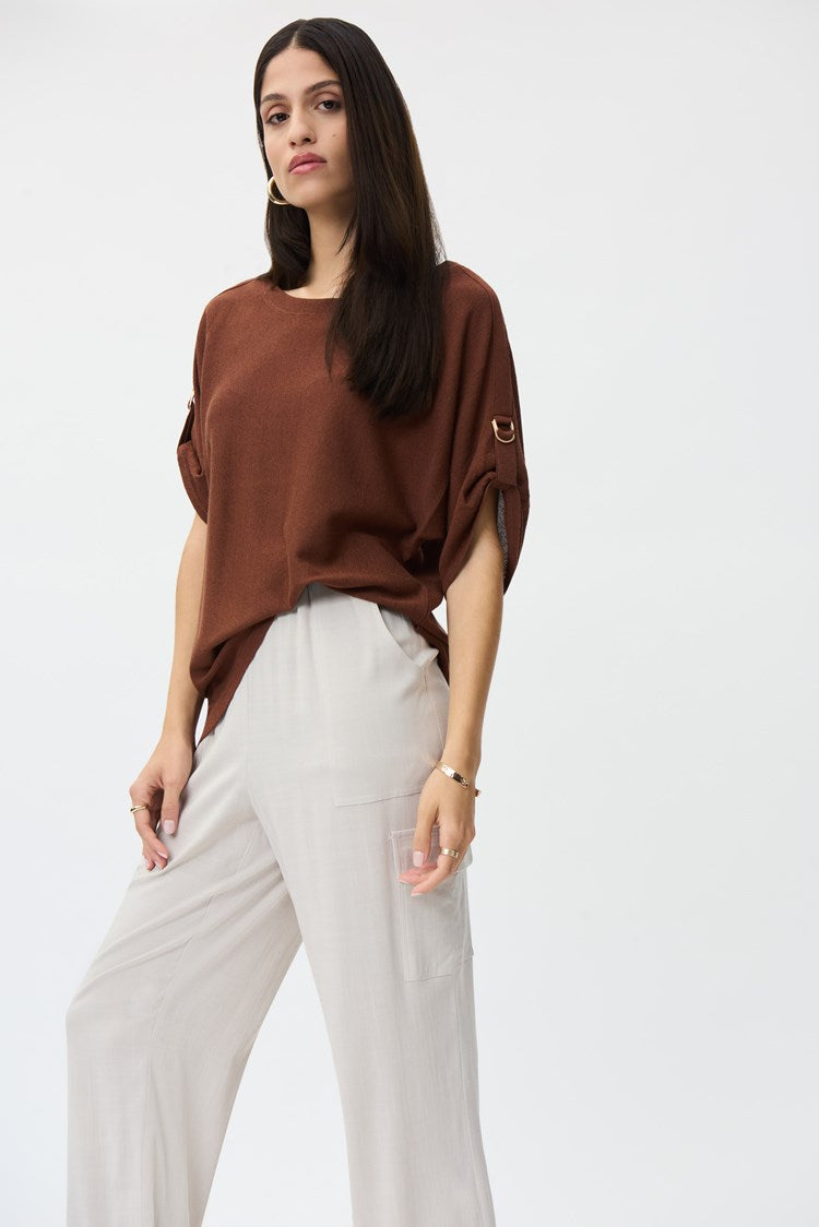 Short Sleeve Boatneck Top