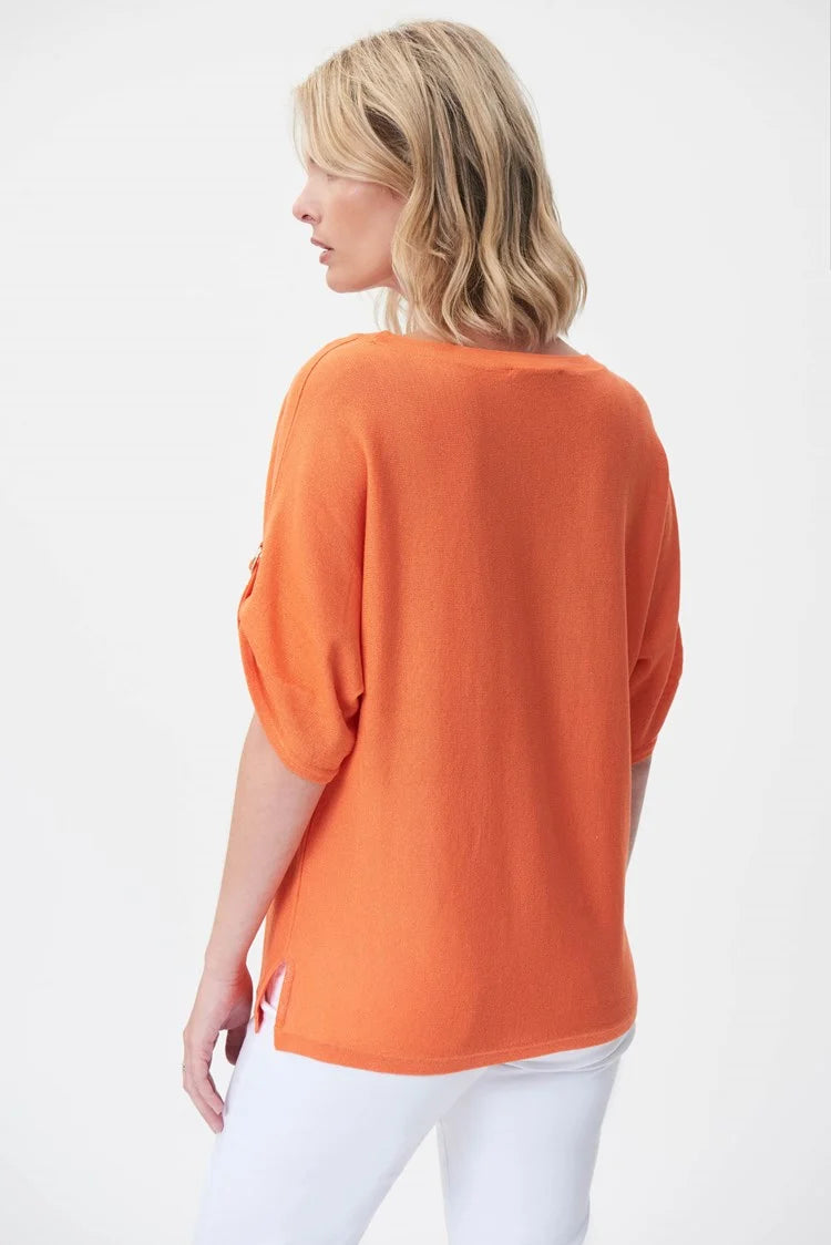 Short Sleeve Boatneck Top