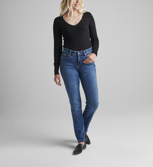 Ruby Mid Rise Straight Leg Jean