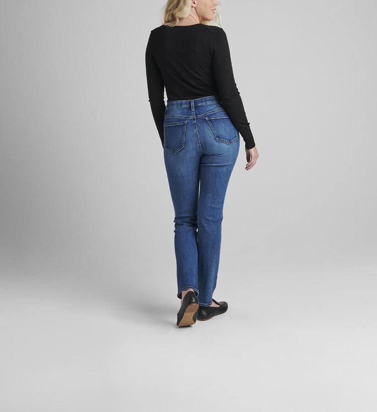 Ruby Mid Rise Straight Leg Jean