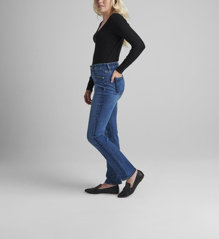 Ruby Mid Rise Straight Leg Jean