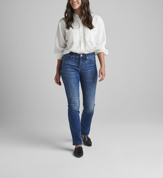 Ruby Mid Rise Straight Leg Jean