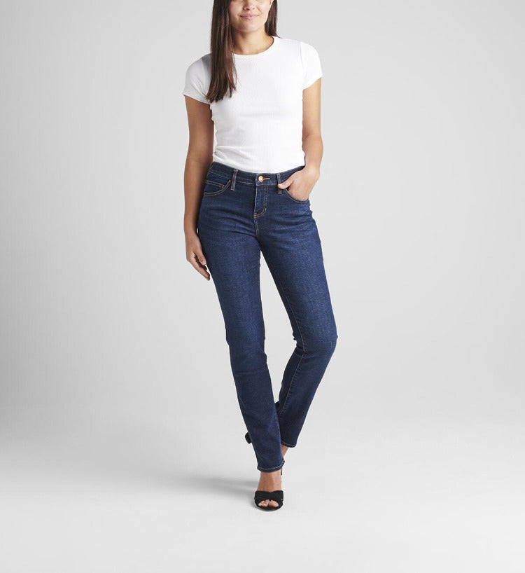 Ruby Mid Rise Straight Leg Jean