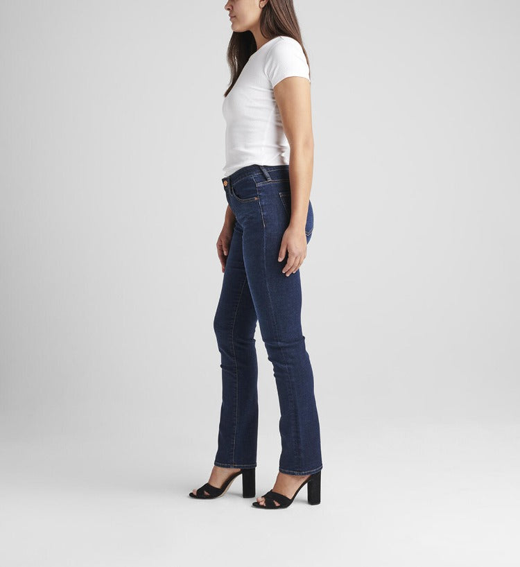 Ruby Mid Rise Straight Leg Jean