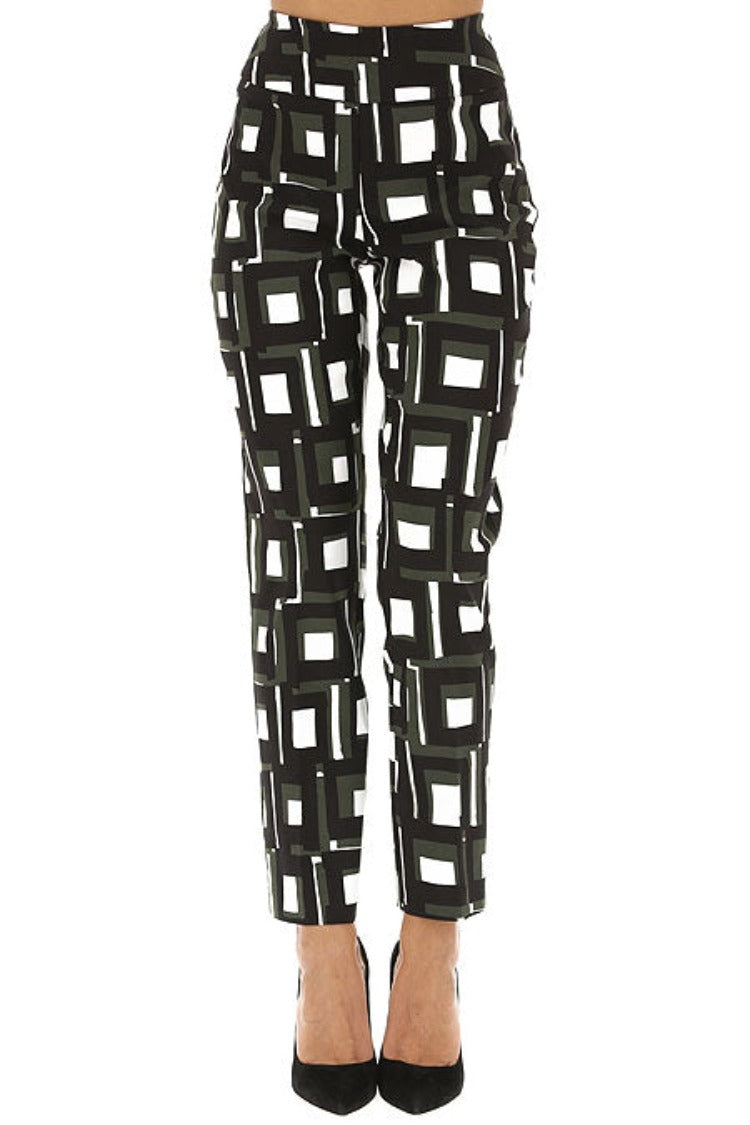 JOSEPH RIBKOFF PRINT PANTS STYLE 183950 Joseph Ribkoff